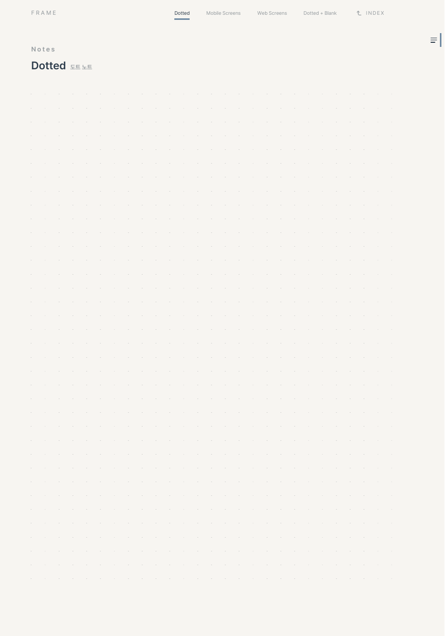 Frame · UX 디자이너 공책 미리보기