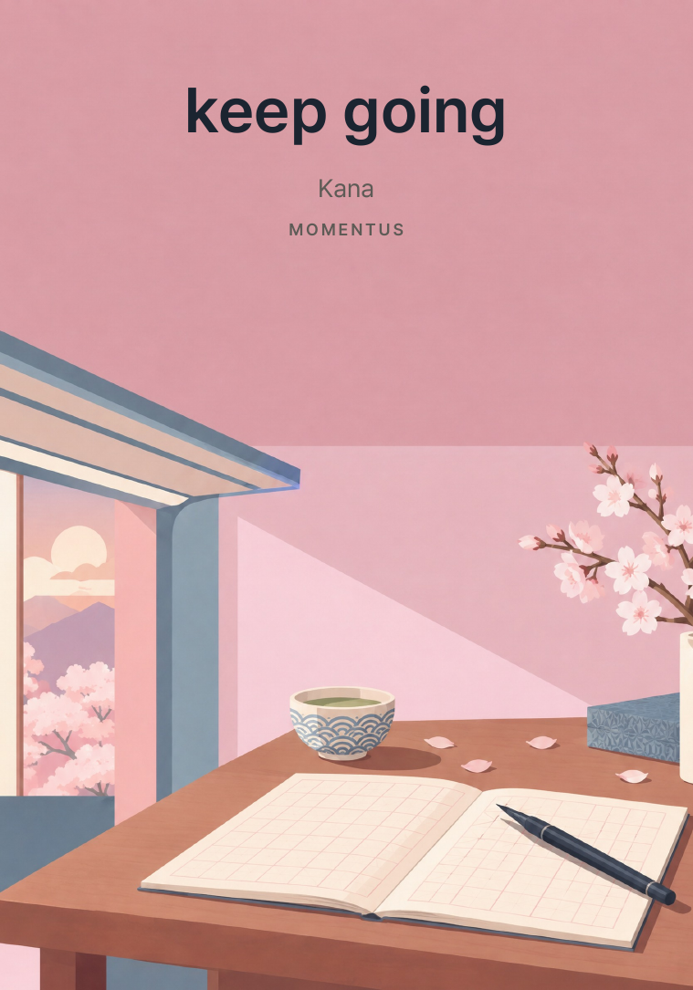 Kana · 일본어 쓰기 공책 표지